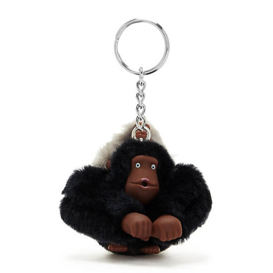 Kipling Mom And Baby Mode Sven Monkey Keychain Tillbehör Svarta | SE 1271QM